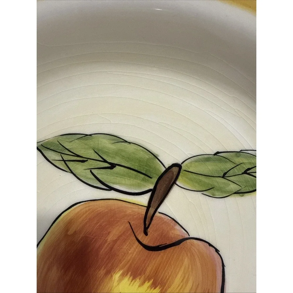 Vintage Tabletops Gallery Apple Design Hand Painted Plate 11